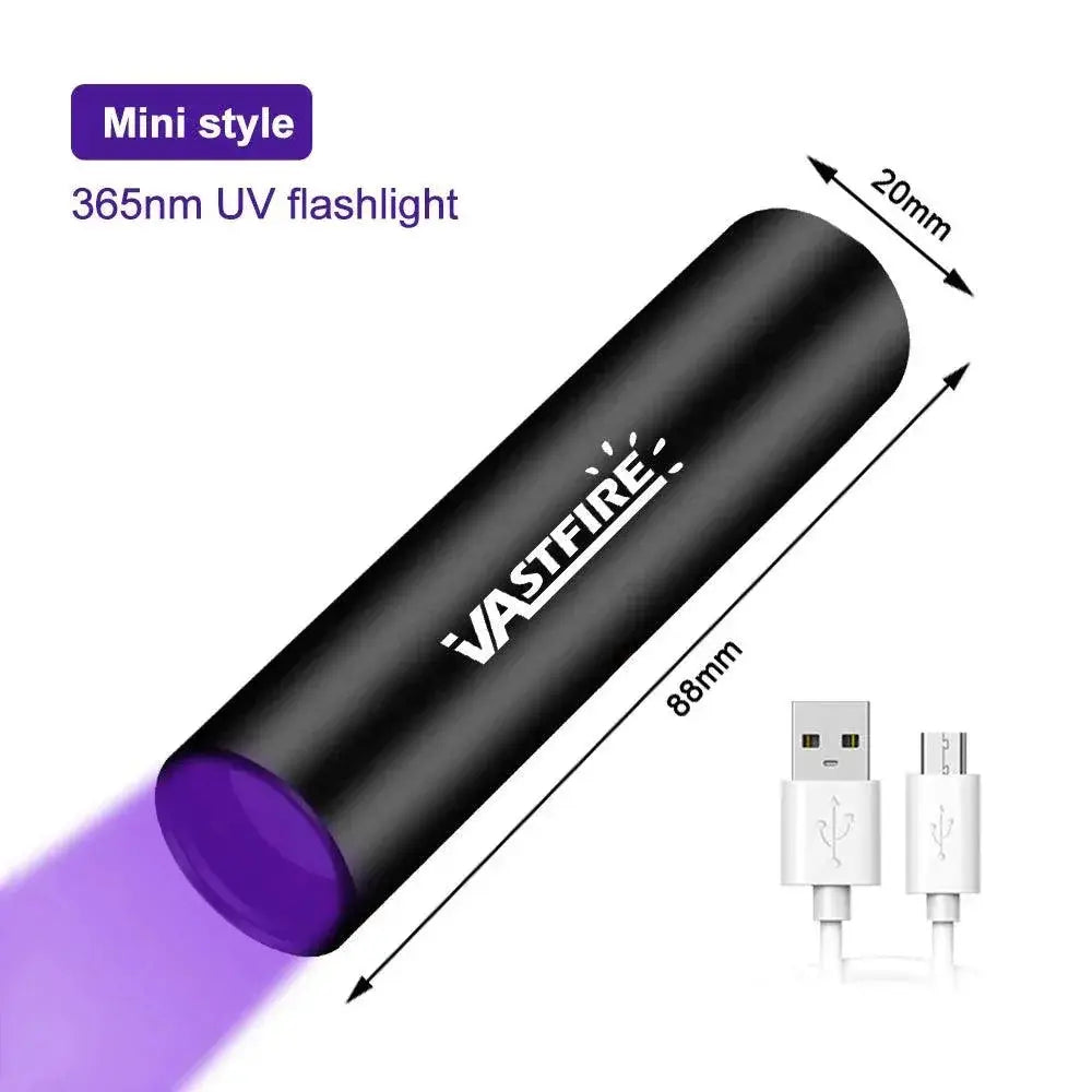 Mini UV Blacklight Flashlight For Pet Urine And Scorpion