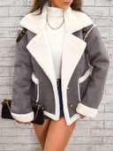 Thick Loose Collar Casual Jacket