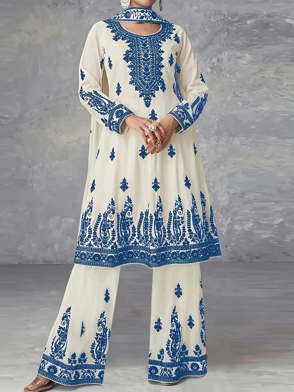 Plus Size Wideleg Outfit Set