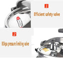 Pressure Cooker for Gas & Induction Universal Stainless Steel