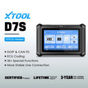 XTOOL D7S V2.0 Automotive Scanner Bi-Directional OBD2 Diagnostic Tool ECU Coding Key Programmer with 39+ Service CANFD DOIP FCA