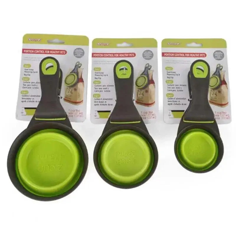 Folding Pet Bowl With Food Spoon And Bag Set For Travel