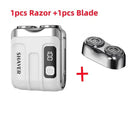 Mini Electric Shaver - Rechargeable Dual Blade