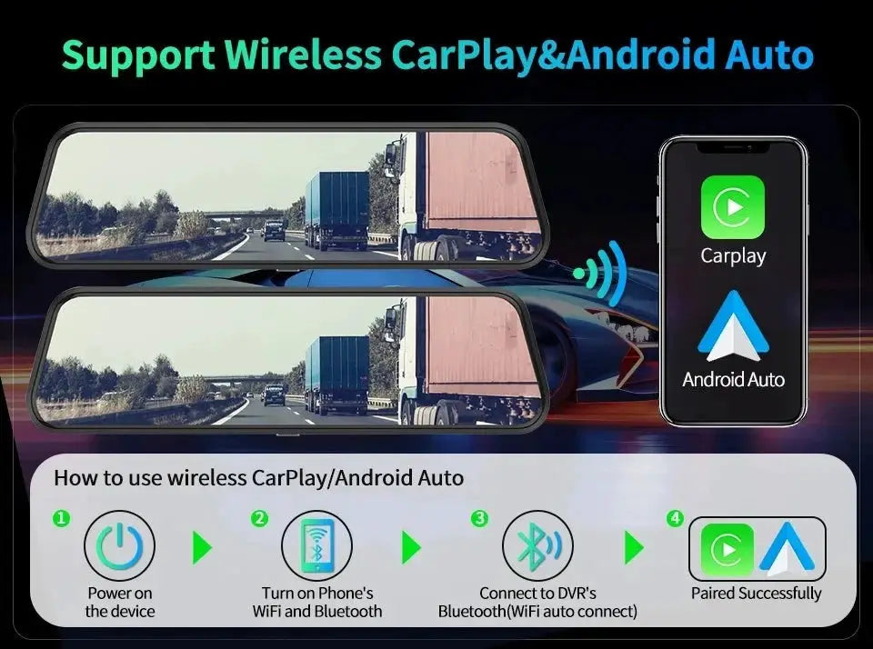 Mirror Dash Cam for Safe Driving — product view 11