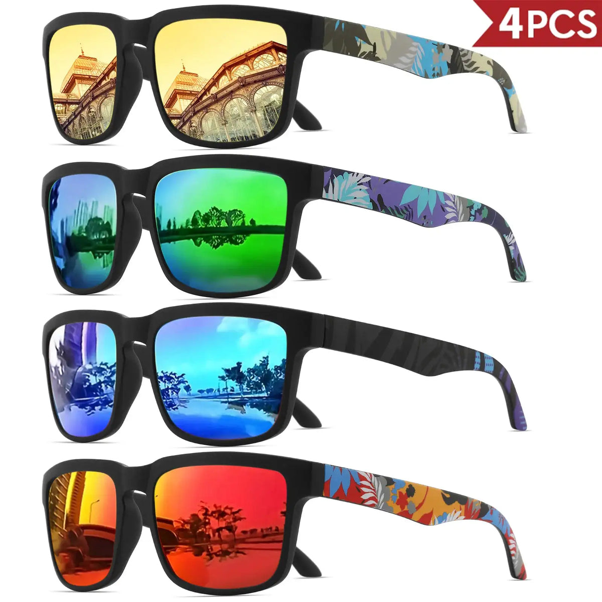 Square Sunglasses For Men Women - Set — product view 16