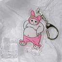 Anime Hello Kitty & My Melody Keychain Set for Fans