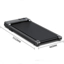 2 In 1 Walking Pad Treadmill Under Desk Fitness Bluetooth