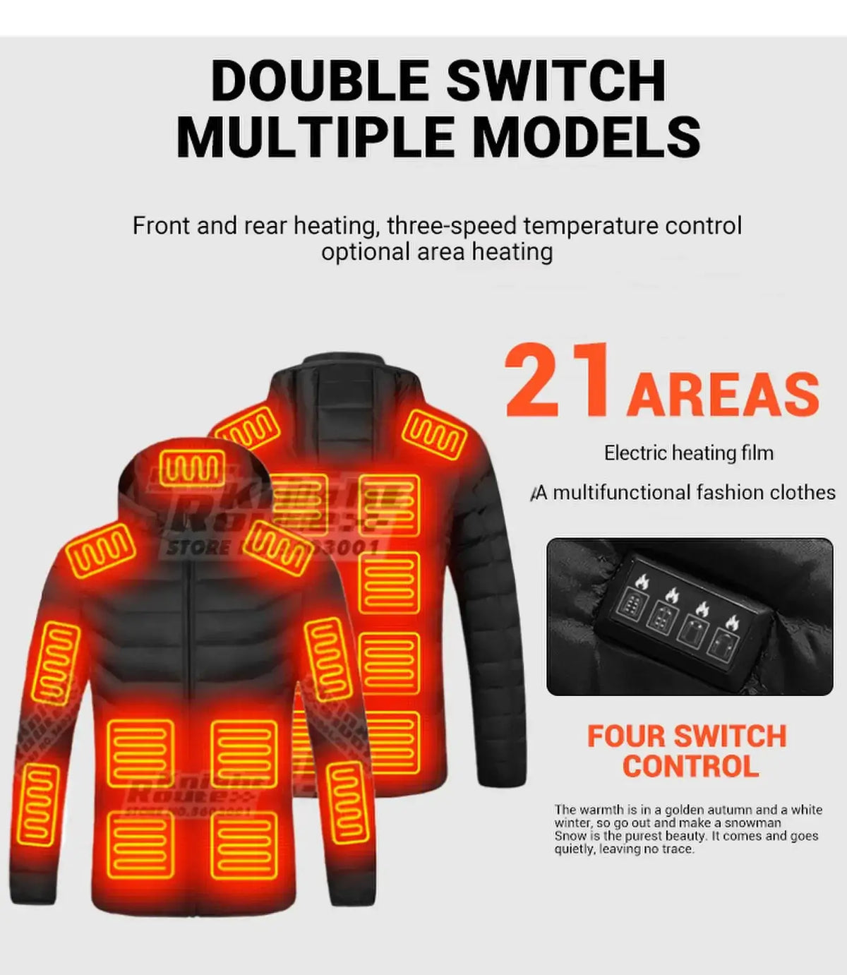 Fast Warmth Heated Jacket for Outdoors — product view 12
