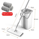 Magic Floor Mop with Rotating Bucket Effortless Cleaning