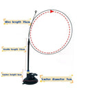 Interactive Feather Cat Wand Toy with Suction Cup Base