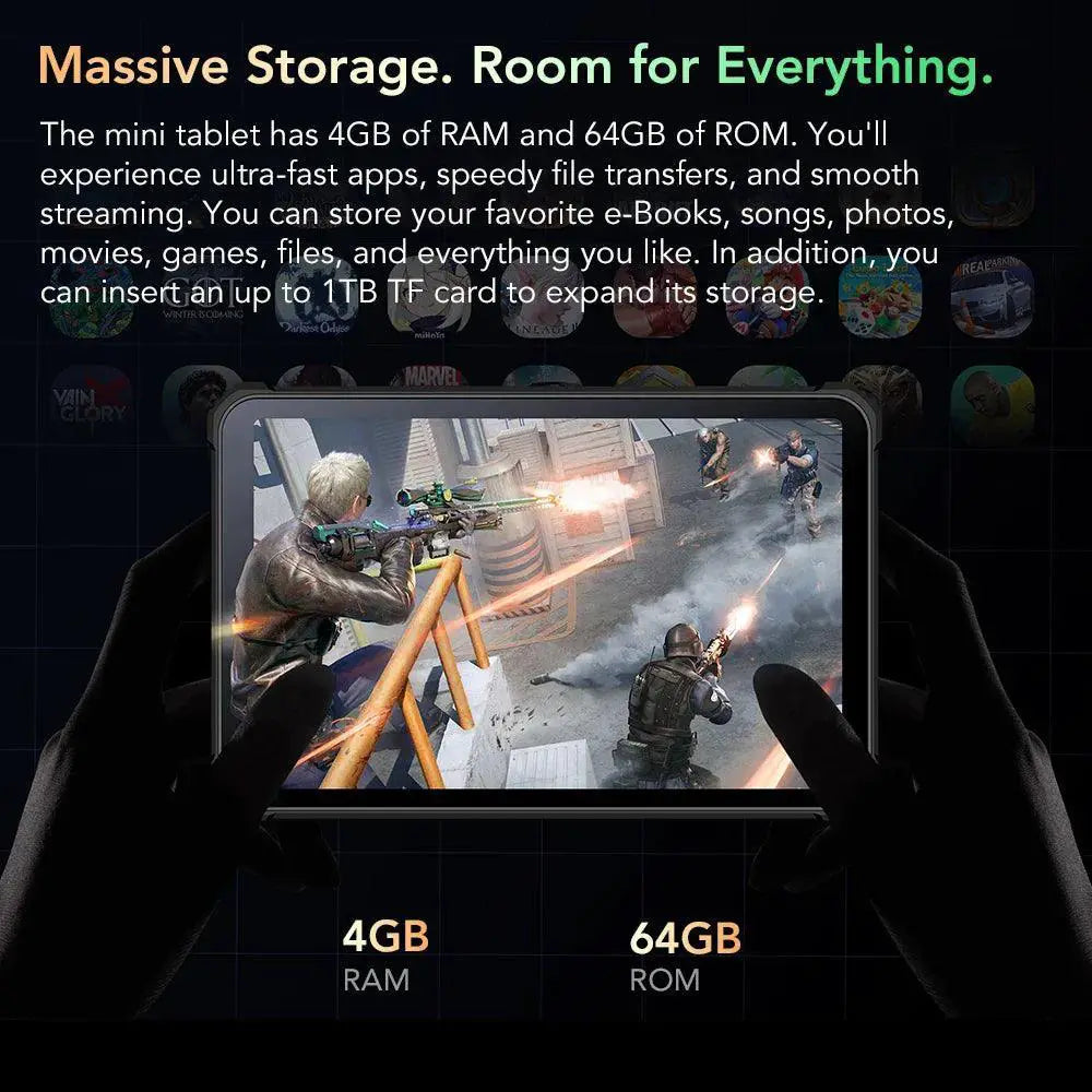 Oukitel RT3 Mini Rugged Tablet 8 Inch Android 12 Device
