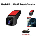 4K Dash Cam With 24H Parking WiFi App Live View GPS