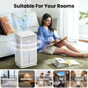 Home Dehumidifier, 750 Sq. ft. Bathroom Dehumidifier, 100 oz Dehumidifier, 7 Colors Night Light, Auto Shut off, Sleep Mode