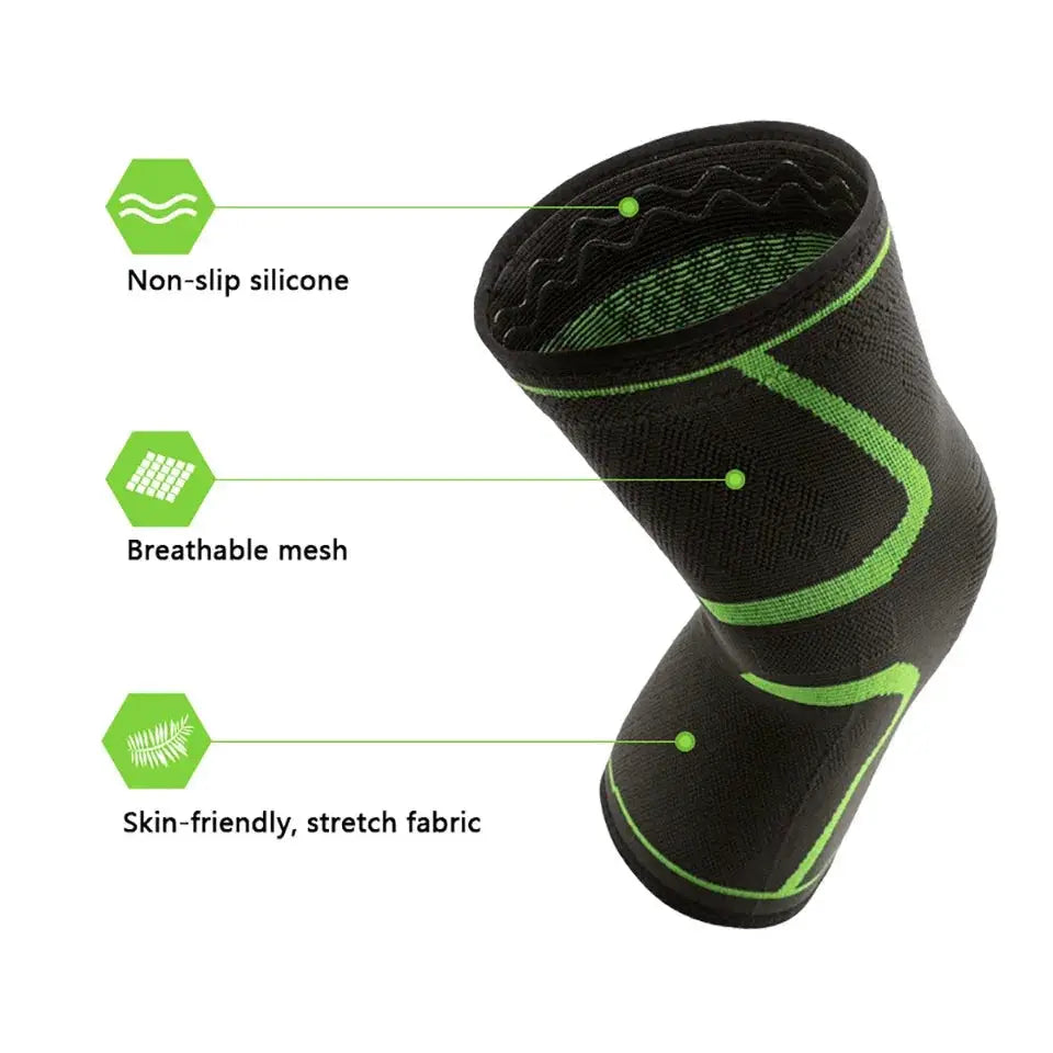 Winter Sports Knee Pads Non Slip Breathable Support
