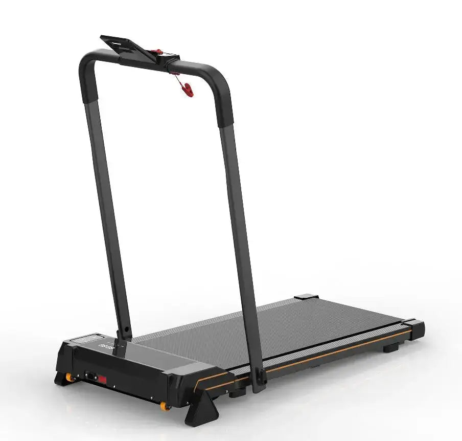 2-in-1 Foldable Under Desk Treadmill, Portable Mini Walking Pad with LED Display, Compact Electric Running Machine for Home