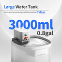 Automatic Pet Water Fountain Smart Cat Water Feeder Cordless