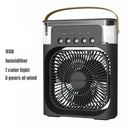 Usb Portable Fan And Humidifier With Light