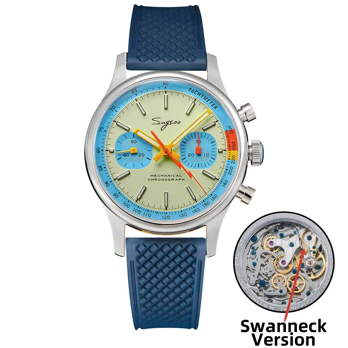 Sugess Aviation Chronograph Watch — product image 8