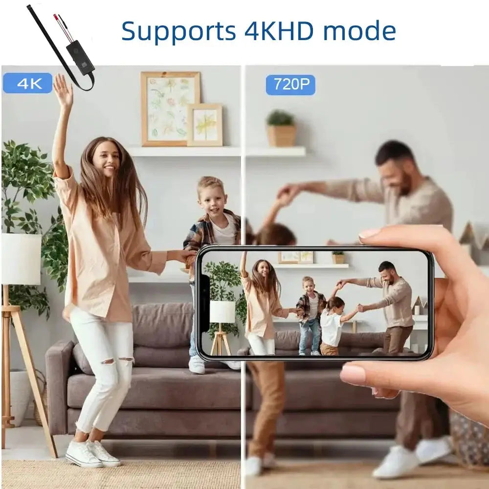 Improved HD4K Mini WiFi Camera, Supports Motion Detection, Remote Viewing, Upgraded Resolution, Home DIY Wireless Camera