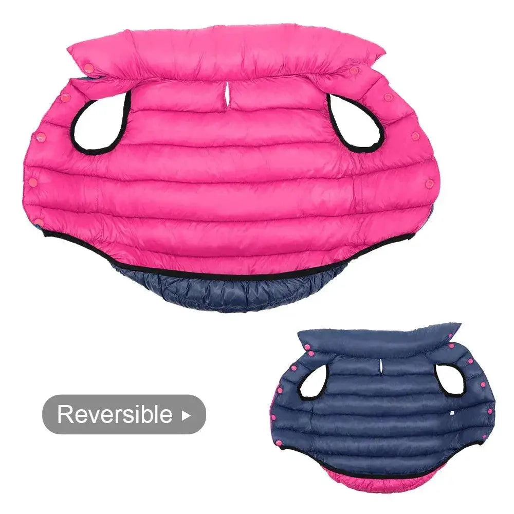Winter Reversible Thick Dog Coat For All Breeds Ultra