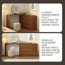 Makeup Vanity Desk With Mirror