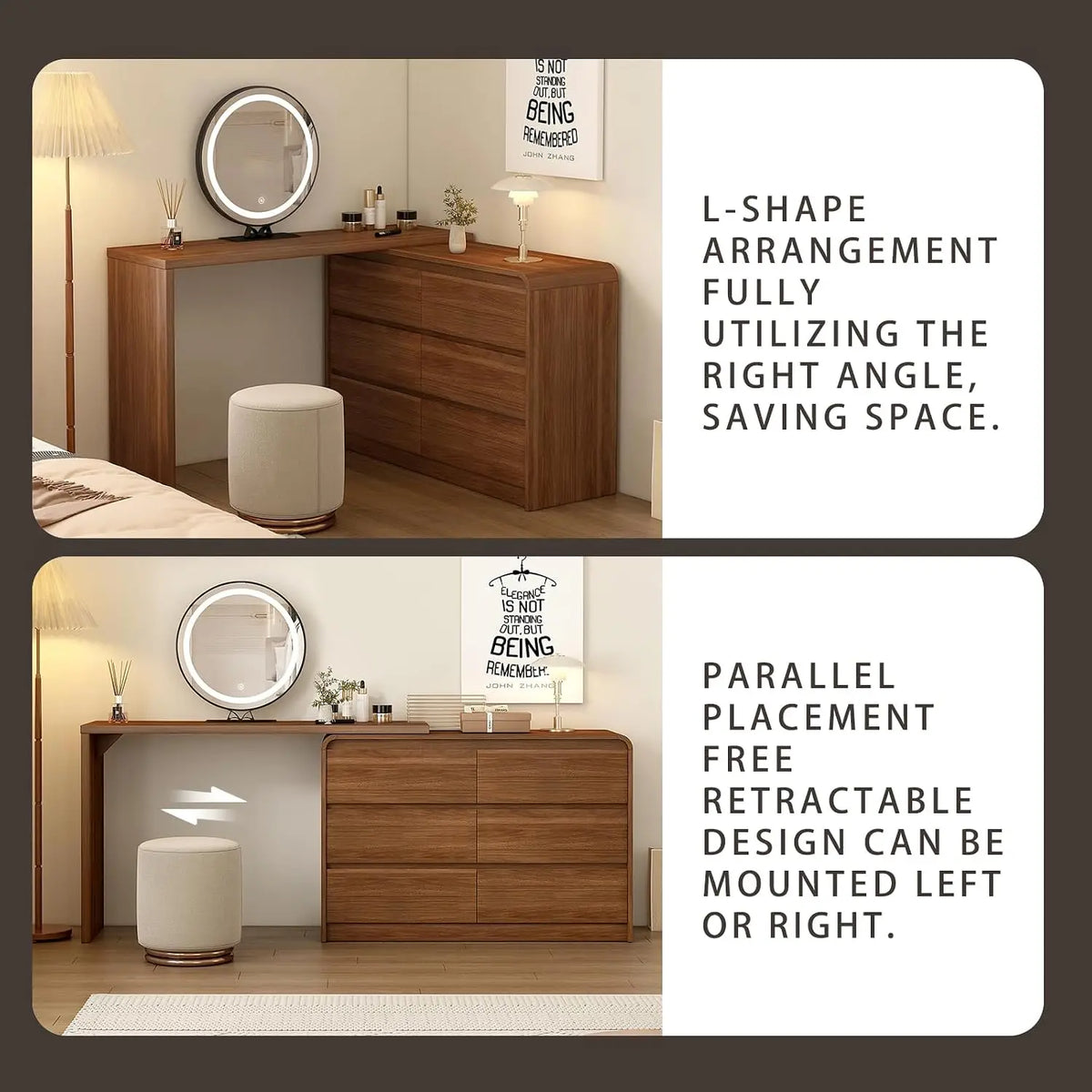 Makeup Vanity Desk With Mirror