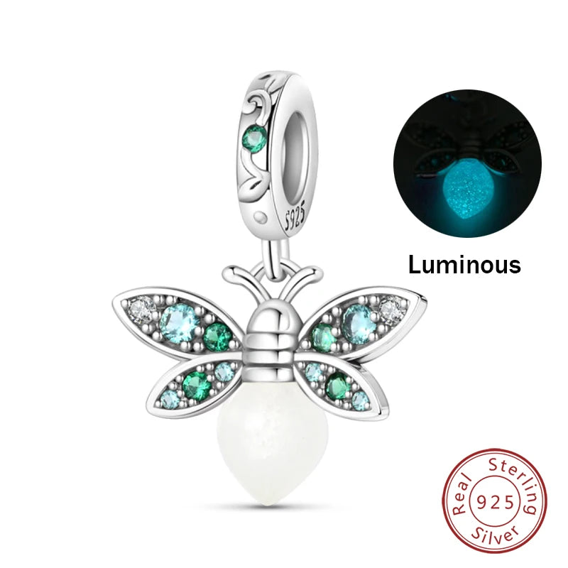 Sterling Silver Glow Dark Firefly