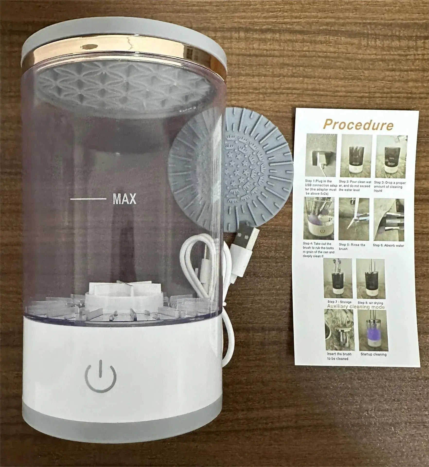 Rechargeable Electric Makeup Brush Cleaner - OurLum.com