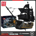 Mould King 13186 Black Pearl Ship Pirate II Building Blocks