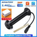 Awapow Tuya Smart Peephole Doorbell 1080P WiFi Night Vision Never Miss A Visitor