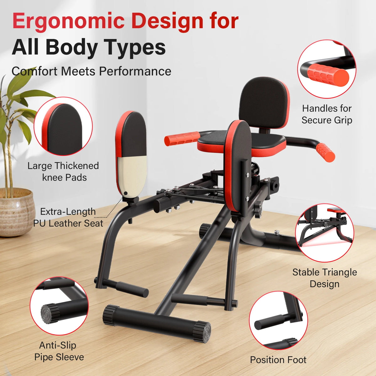 Home Hip Thigh Exercise Equipment Trainer Leg Abduction Machine — product view 7