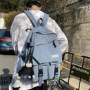 Campus Chic Waterproof Schoolbag Stylish Storage Solution