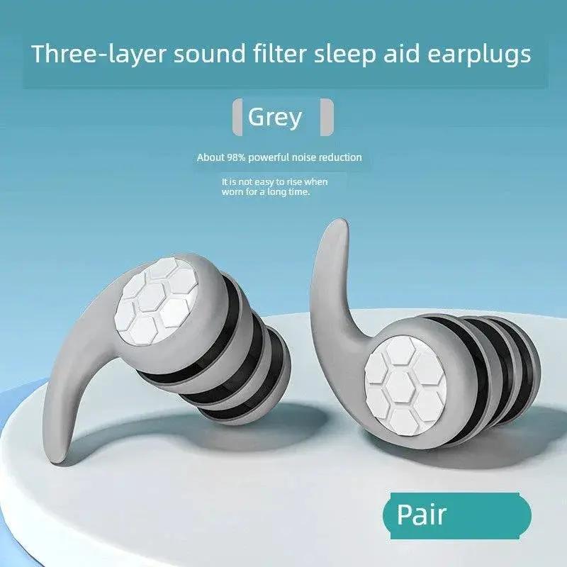 German Silicone Noise Reduction Earplugs For Quiet Comfort