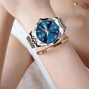 Luxury Stainless Steel Women's Quartz Watch Stylish Waterproof