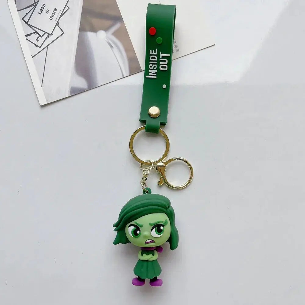 New 3D Anime Figures Keychain Inside Out Gift For Collectors