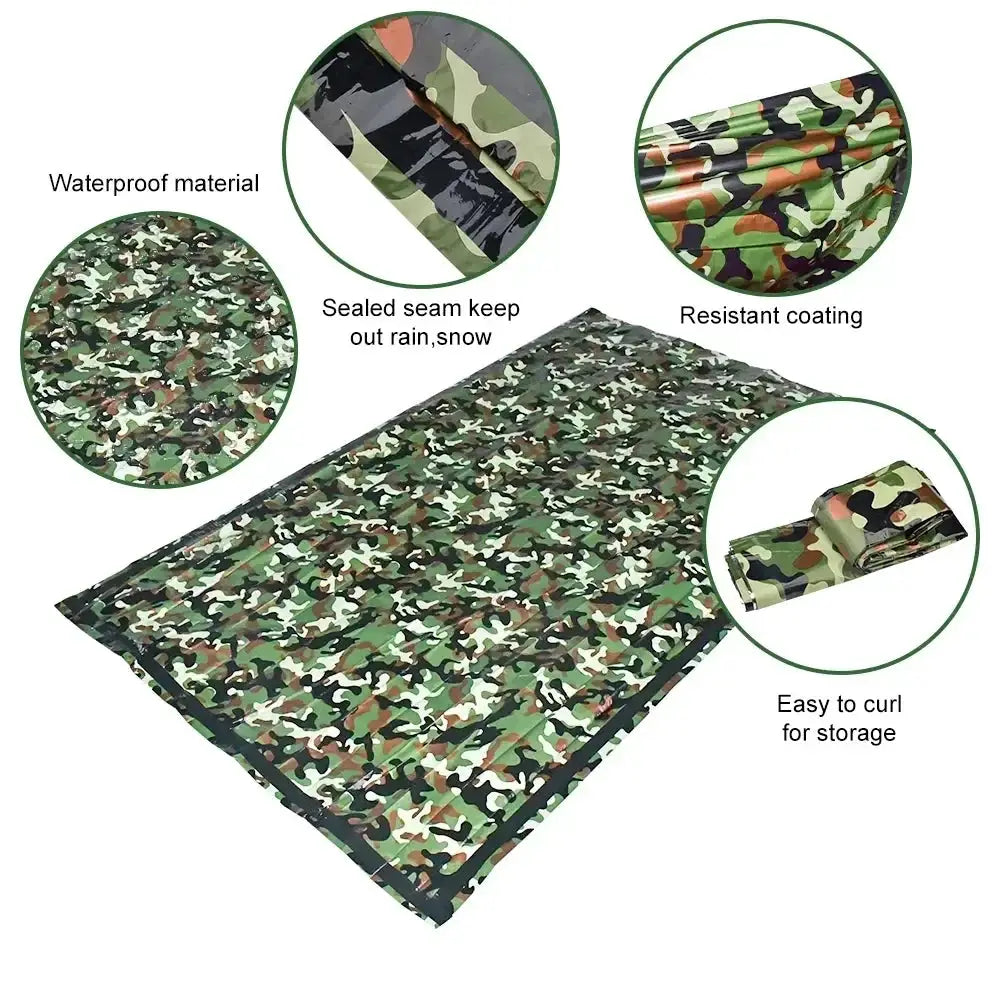 PE Emergency Sleeping Bag Waterproof Portable 120x200cm