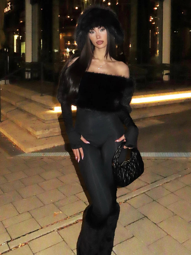 NIBBER Off Shoulder Jumpsuit
