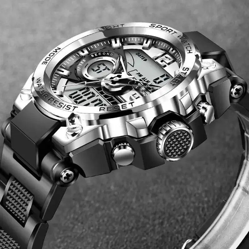 LIGE Military Digital Sports Watch Tactical LED Display