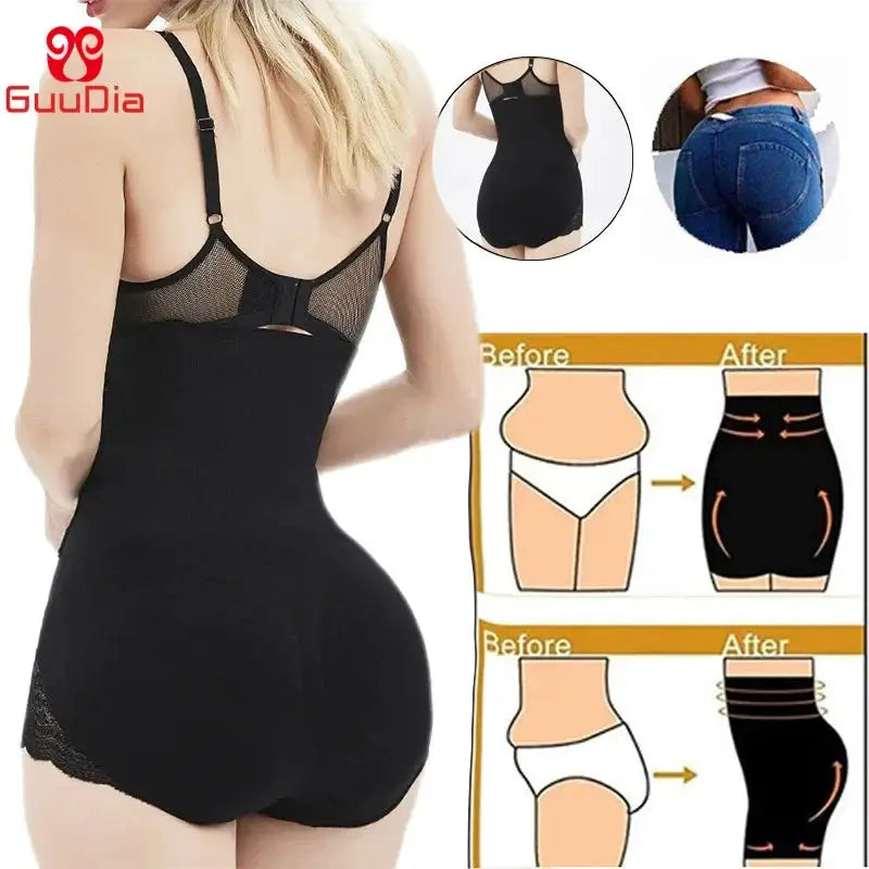 High Waist Tummy Control Shapewear Seamless Body Shaper