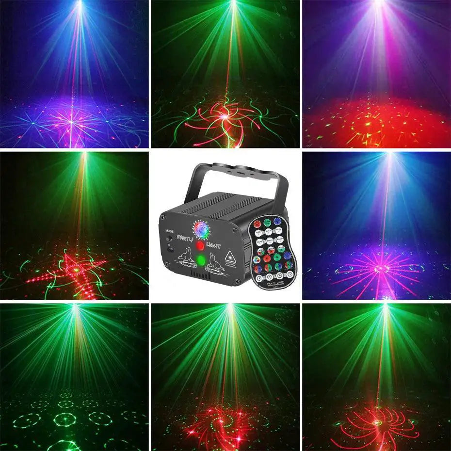 Alien RGB DJ Disco Laser Light Projector USB Rechargeable