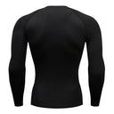 Men Running Compression T-Shirt Long Sleeves Athletic Tops