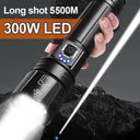 Ultra Bright LED Flashlight Illuminate 500m Waterproof Gear