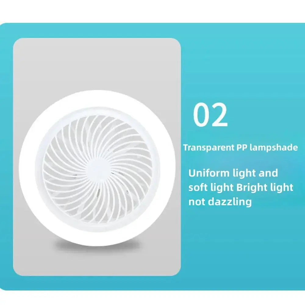 Quiet Ceiling Fan Lamp for Bedroom Space — product view 16