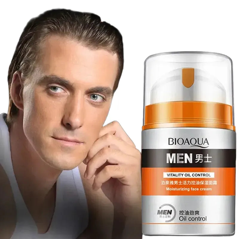 Men Oil Control Moisturizing Face Cream Anti Aging Pore Tightening — product view 1