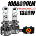 LED Projector Lens Headlight Car Bulb Canbus Turbo High Power