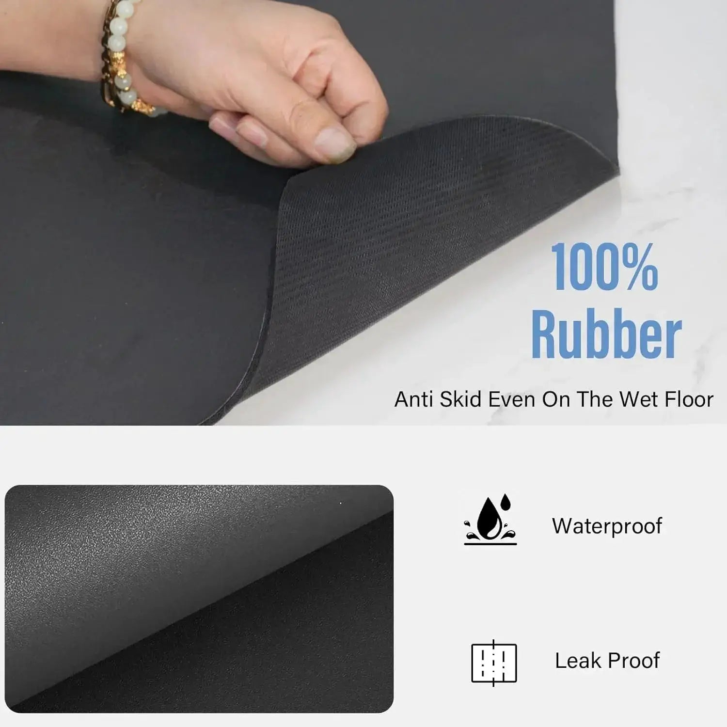 VIKAMA Diatomite Coffee Mat Doormat Washable Non Slip