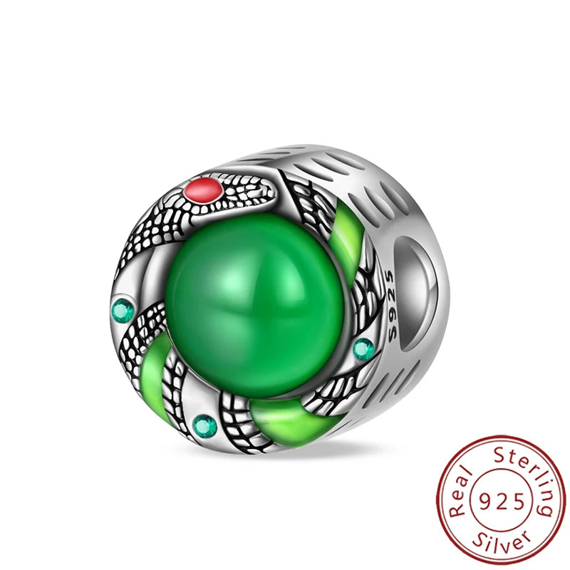 Charm Sterling Silver Luminous Firefly