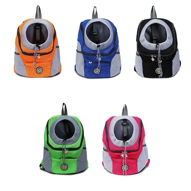 PawEase Double Shoulder Pet Carrier Backpack Durable Nylon