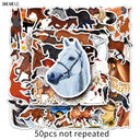 Cartoon Horse Stickers: Whimsical Decals Set for Fun Decor