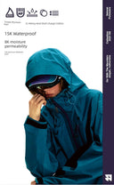 Hiking Jacket for Youths Waterproof Shell